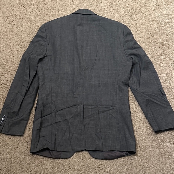 Lauren Ralph Lauren Mens Two-Button Wool Sport Coat Blazer Gray Size 40L - Picture 2 of 9